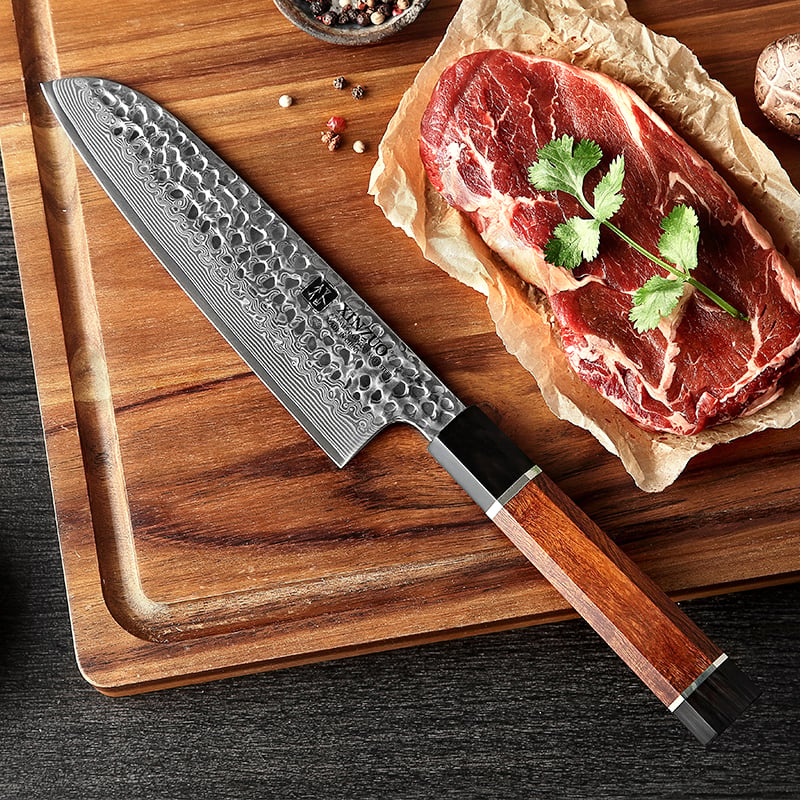 67Layers Damascus Steel Professional  7 inch Santoku Knife - Image 1