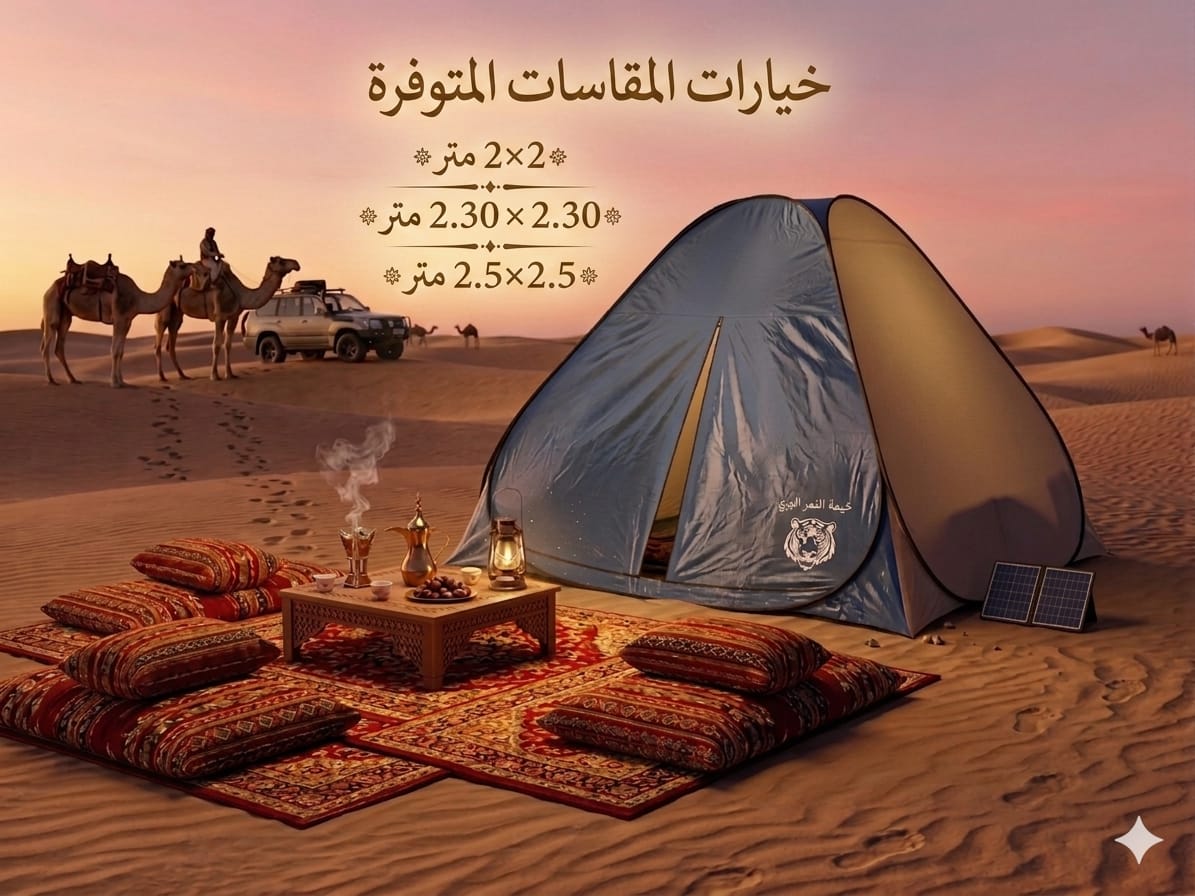 خيمة النمر البري بلاستيك بر(كشتة)  - صورة 3