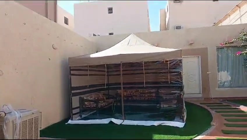 خيمة 4*4 مع رواق: سهلة الفك والتركيب - صورة 2
