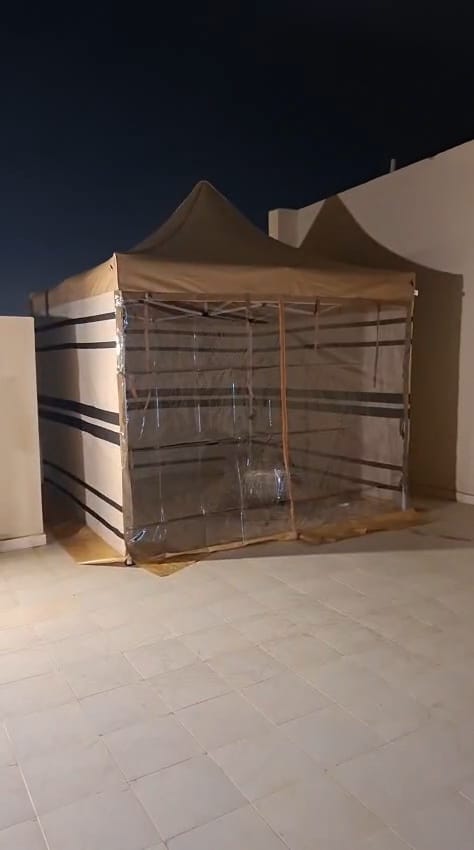 خيمة 4*4 مع رواق: سهلة الفك والتركيب - صورة 7