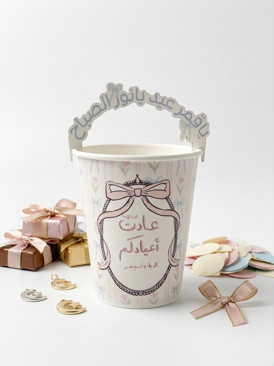 كوب عادت اعيادكم ( 5 حبات ) - صورة 2