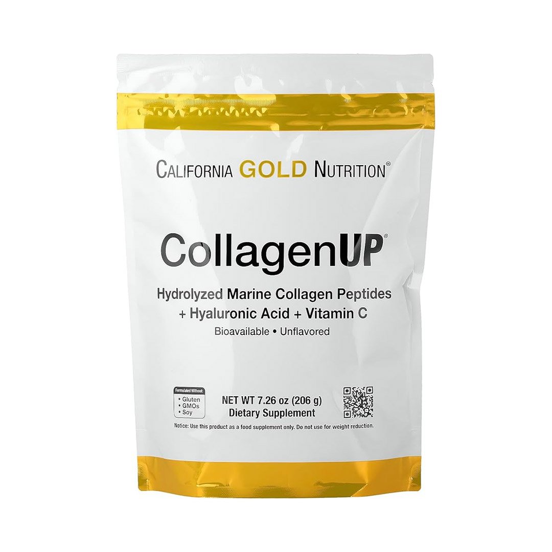 California Gold Nutrition CollagenUP Marine Collagen + Hyaluronic Acid + Vitamin C – 206g - Image 2