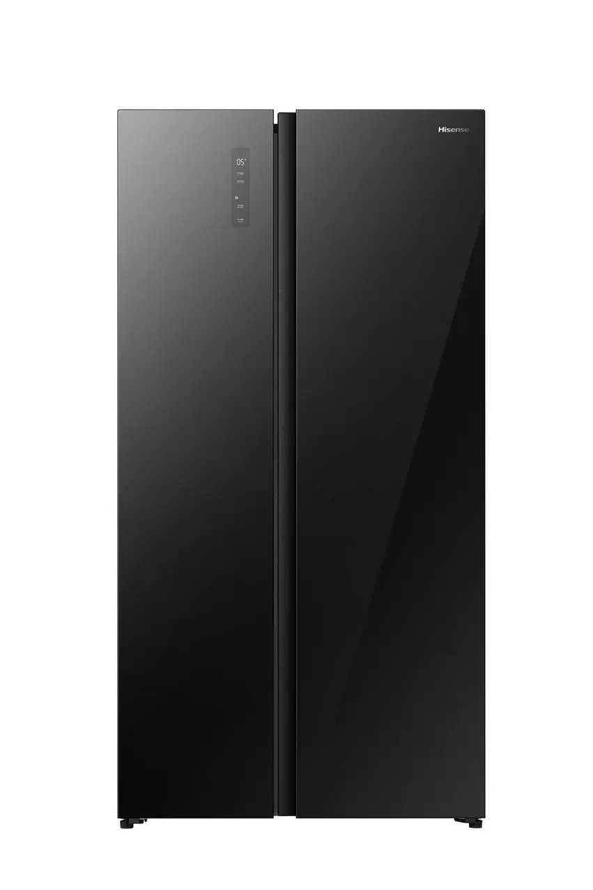 Hisense Side by Side Refrigerator 18.8 Cu.Ft Black Inverter – RS3G558NABC - Image 2