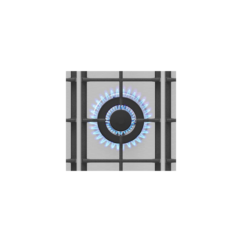 General Supreme Built-In Gas Hob 90cm 5 Burners Stainless Steel – GS90HGS - Image 4
