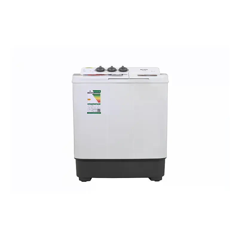 GENERAL SUPREME Twin Tub Semi Automatic Washing Machine 6KG White – GSTT60M - Image 1