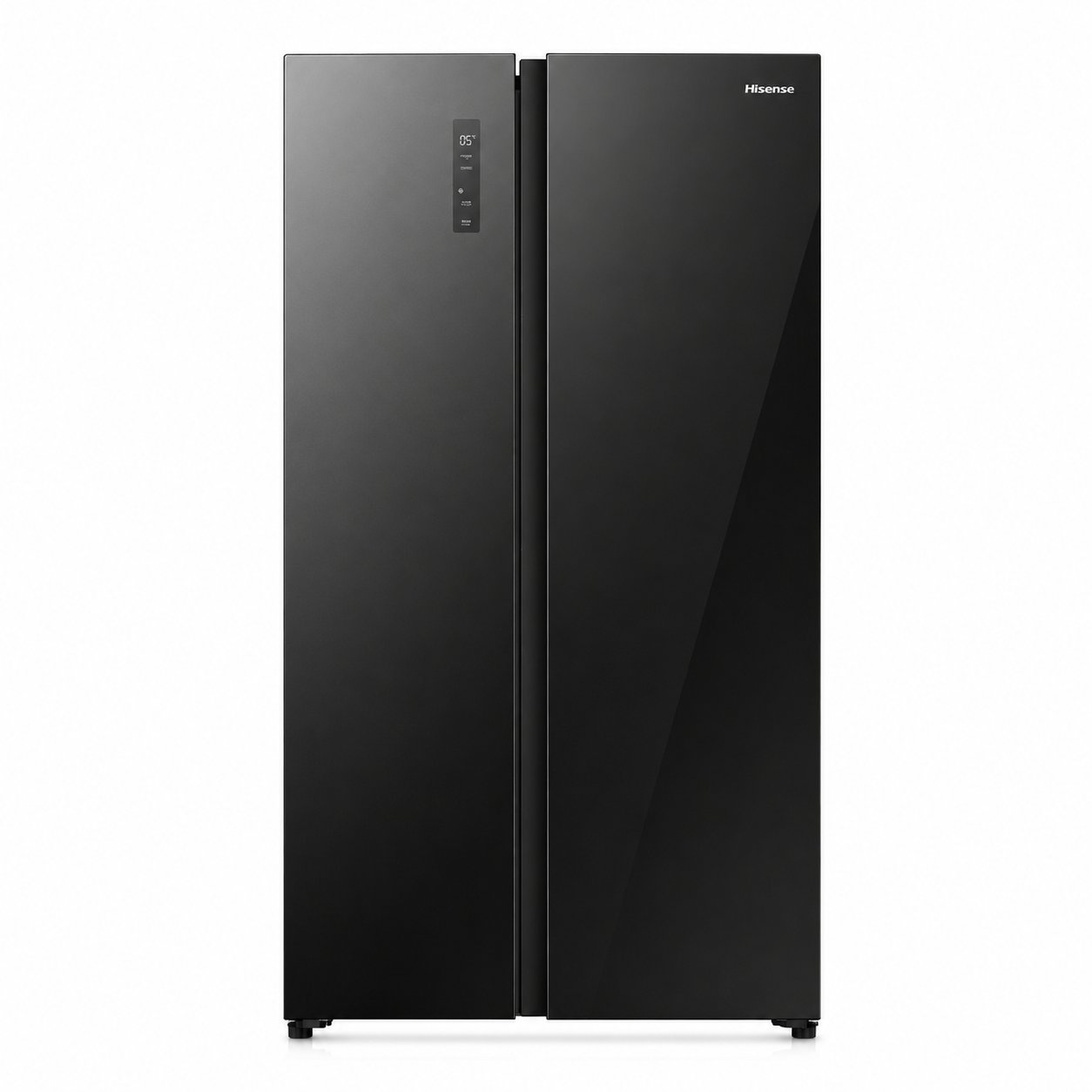 Hisense Side by Side Refrigerator 18.8 Cu.Ft Black Inverter – RS3G558NABC - Image 1