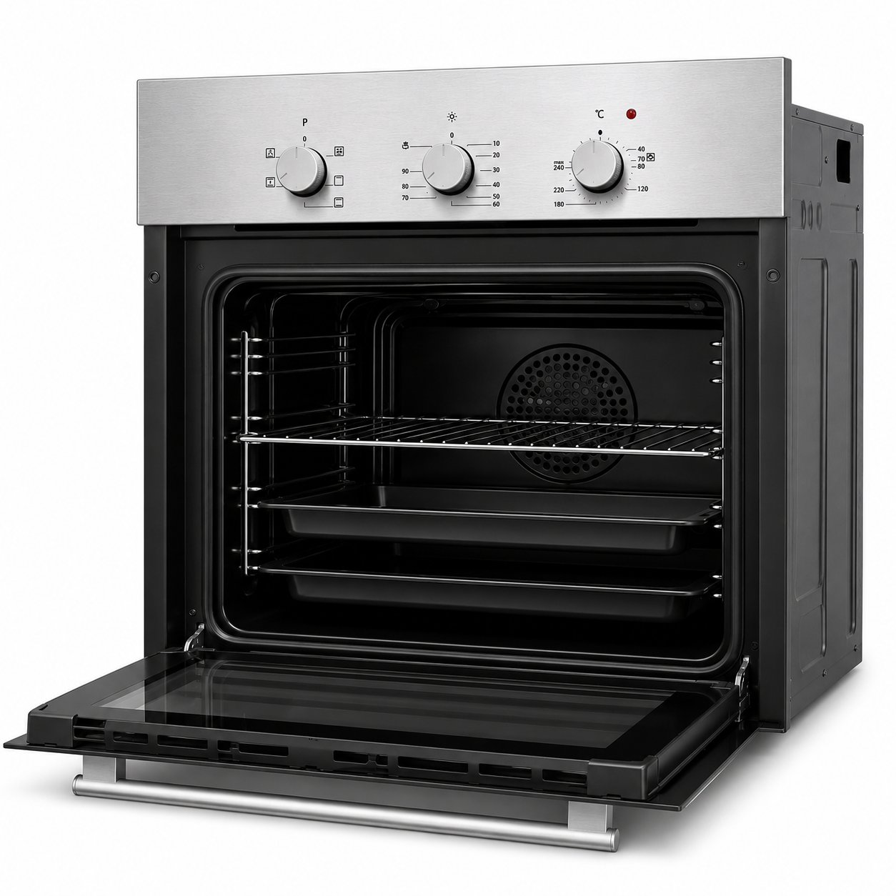 INTERNATIONAL Built-In Electric Oven 60CM Stainless Steel – B6104 - Image 3