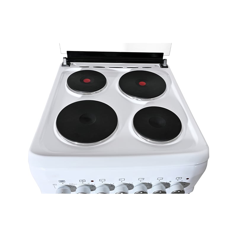 GENERAL SUPREME Electric Cooker 50×55CM 4 Hot Plates White – GS5055EFW - Image 5