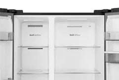 Hisense Side by Side Refrigerator 18.8 Cu.Ft Black Inverter – RS3G558NABC - Image 7