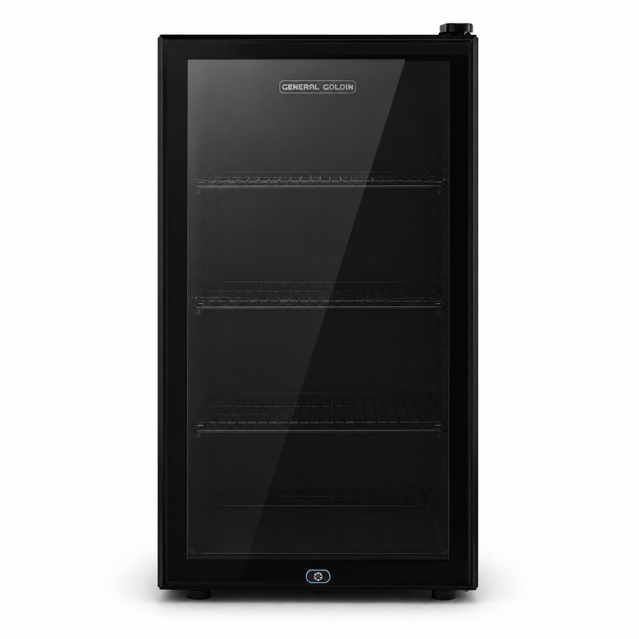 GENERAL GOLDEN Glass Display Refrigerator 90L Black – 101 - Image 1