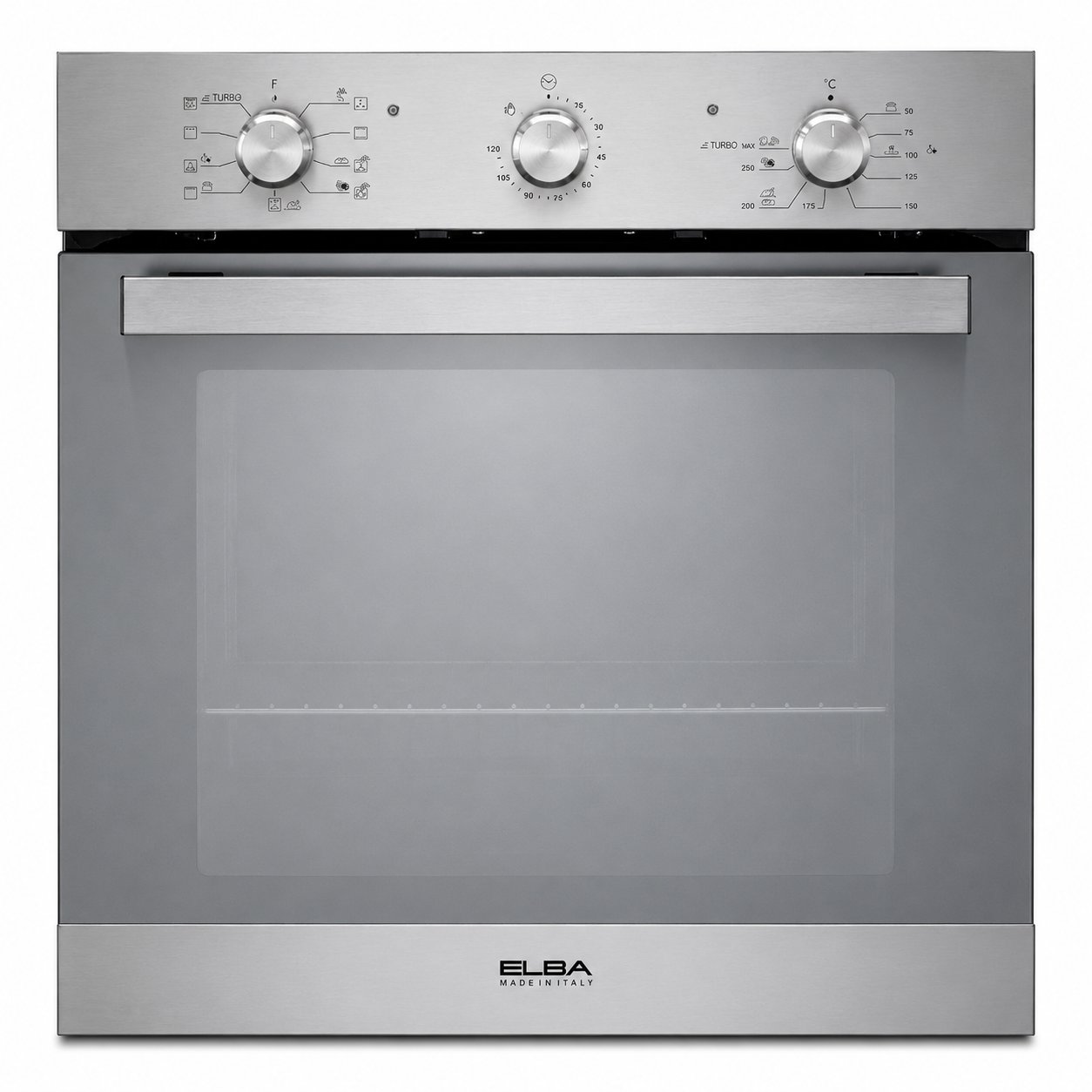 ELBA Built-In Electric Oven 60cm 75L Stainless Steel 9 Functions – AS AL 7 XLX1 - Image 1