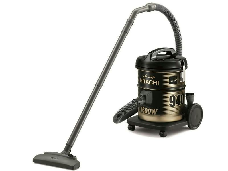 HITACHI Drum Vacuum Cleaner 15L 1600W Black – CV-940YBK - Image 1