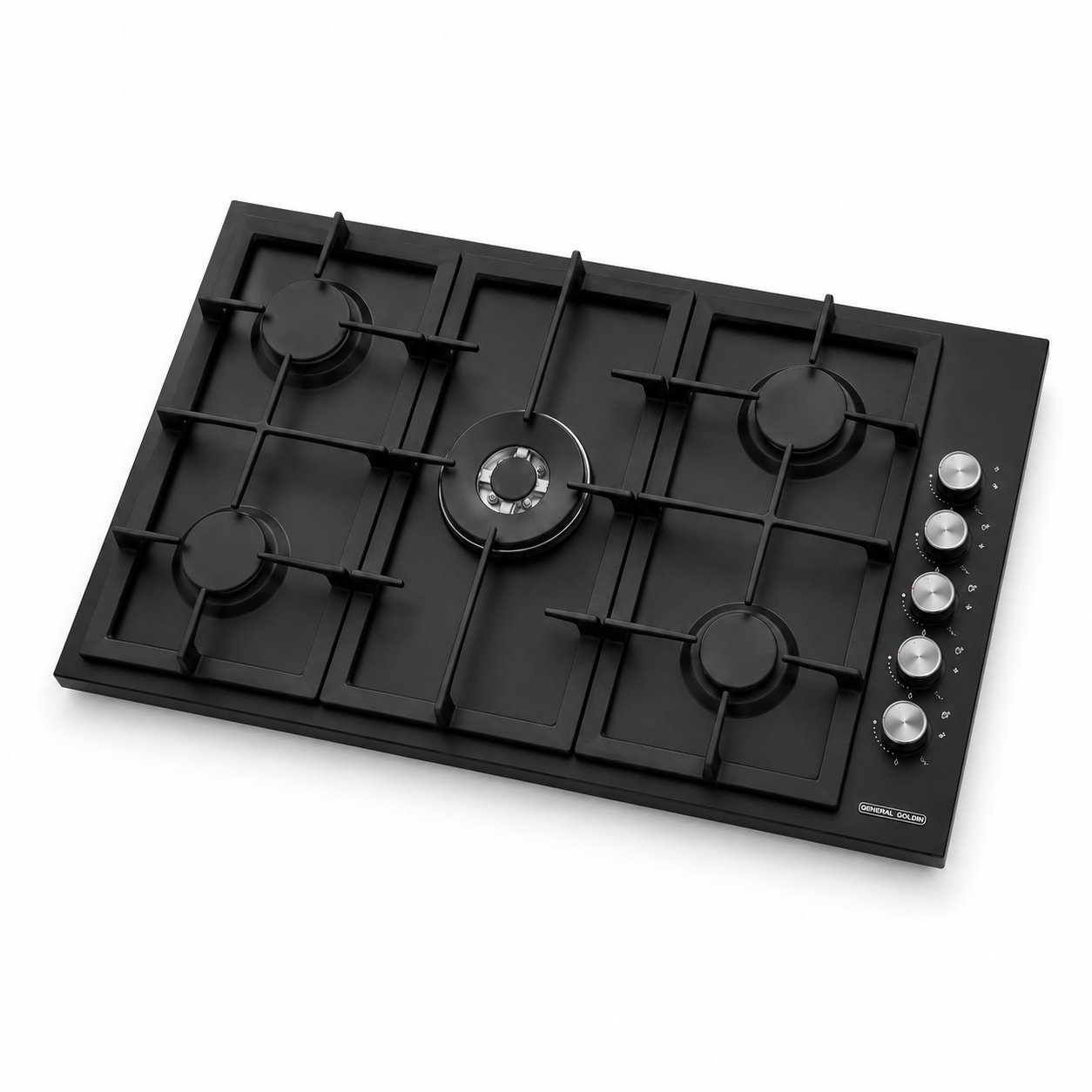 General Golden Built-In Gas Hob 90cm 5 Burners Black – SWBH9605-BL222 - Image 2