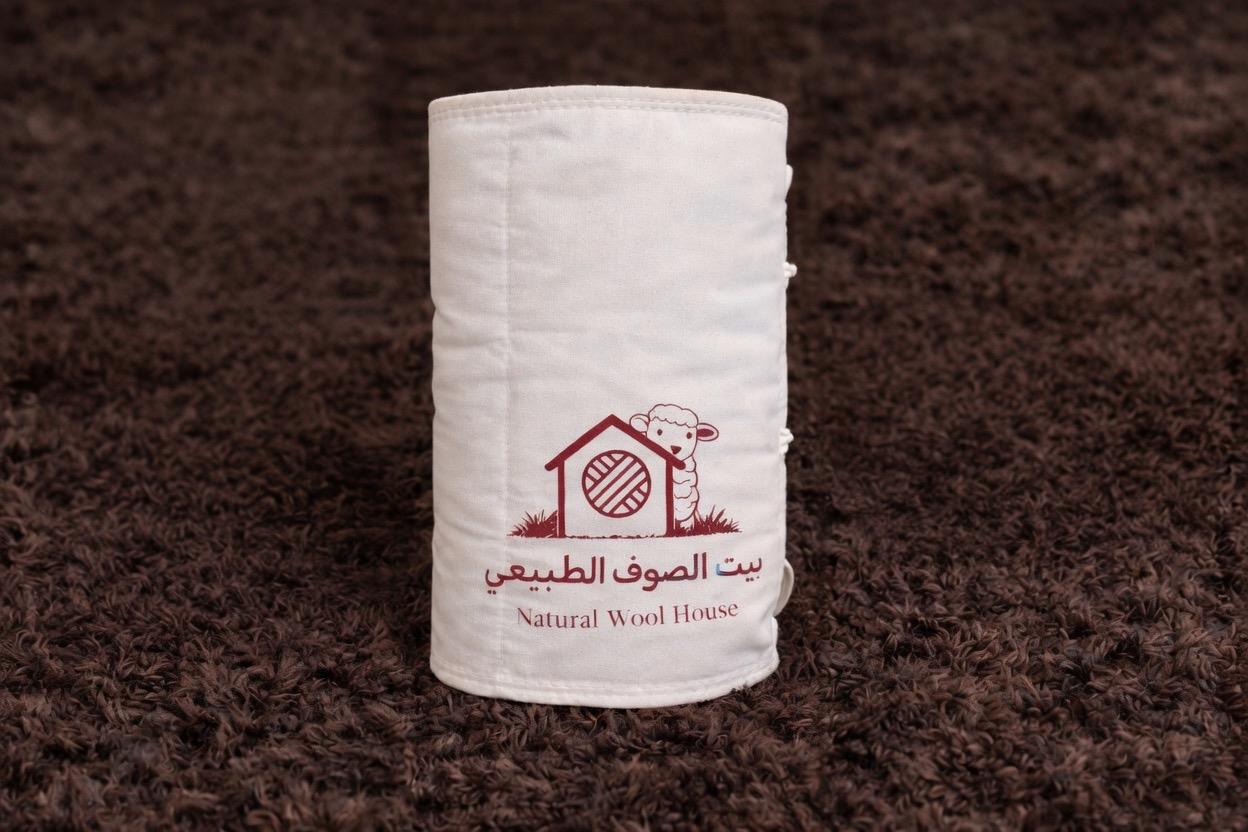حزام الركبة من صوف الغنم مغلف بالقطن طبيعي- صغير محيطه ( من 38 ل 54 سنتم ) - صورة 3