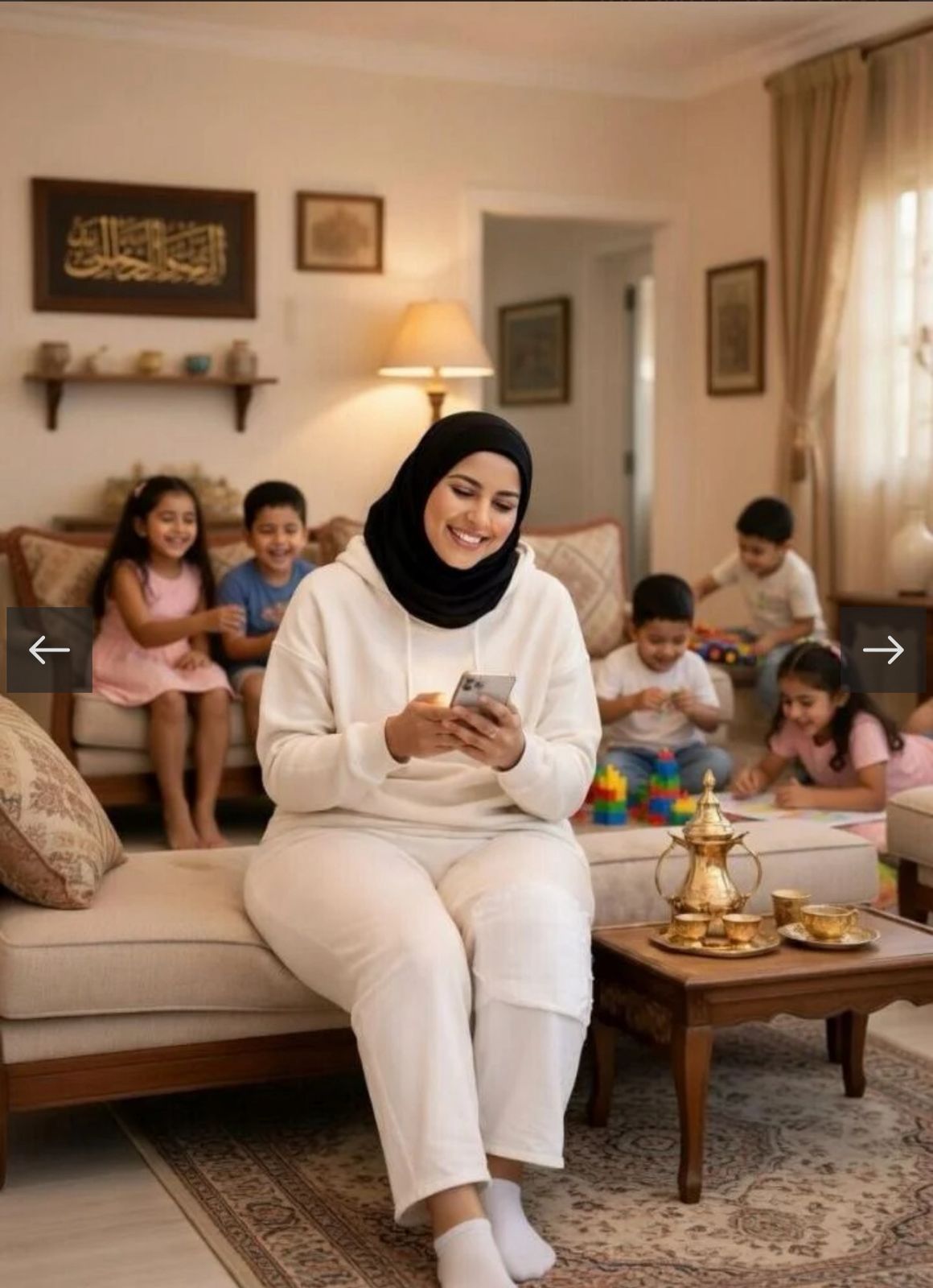حزام الركبة من صوف الغنم مغلف بالقطن طبيعي- صغير محيطه ( من 38 ل 54 سنتم ) - صورة 4