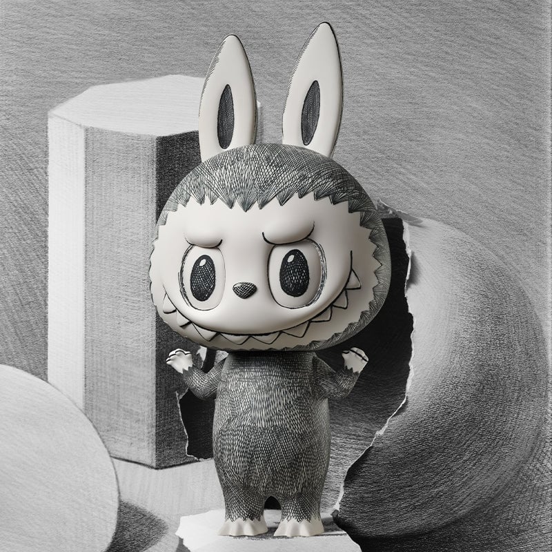 THE MONSTERS LABUBU SKETCH - Image 2