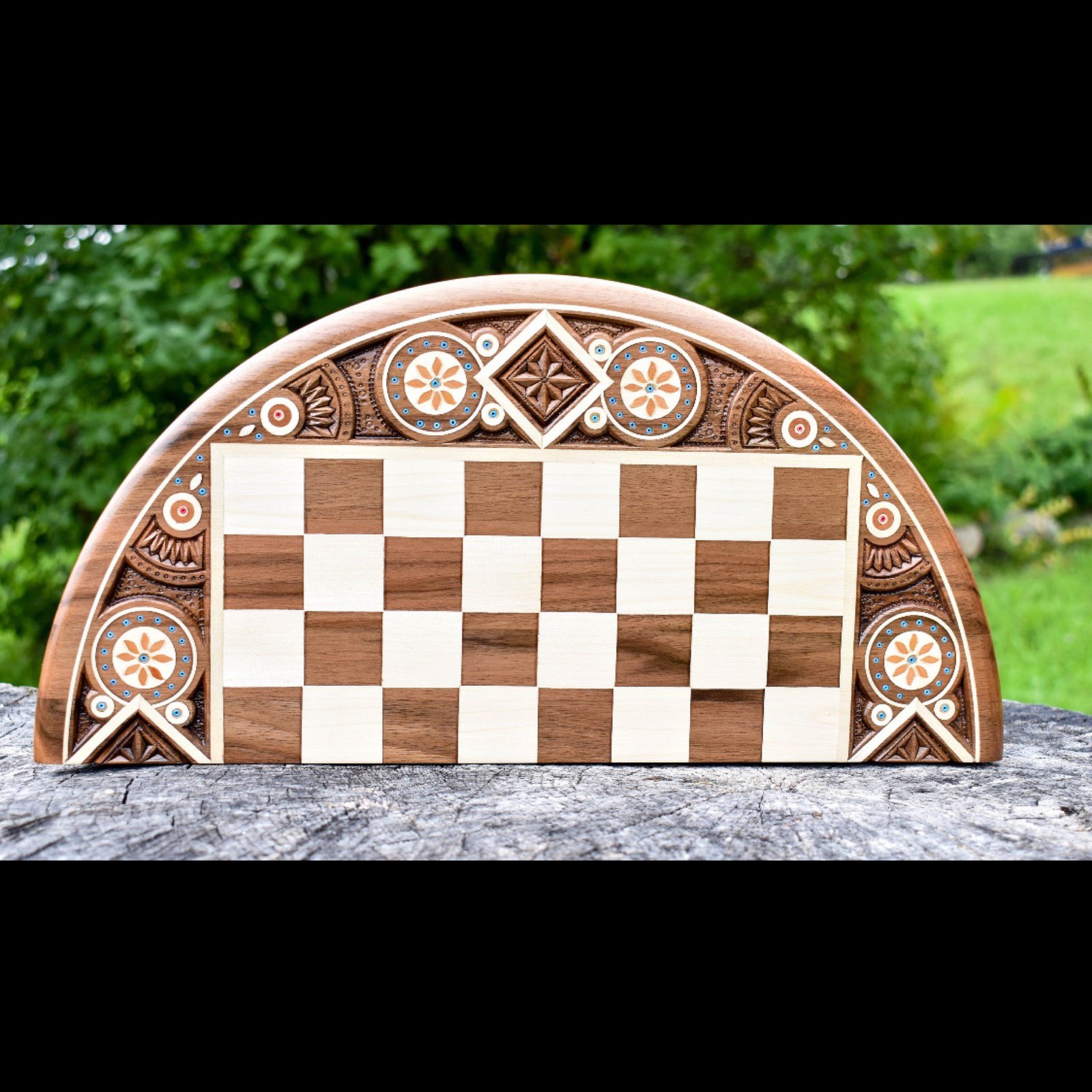 Stunning Hand Carved Chess set  - صورة 2