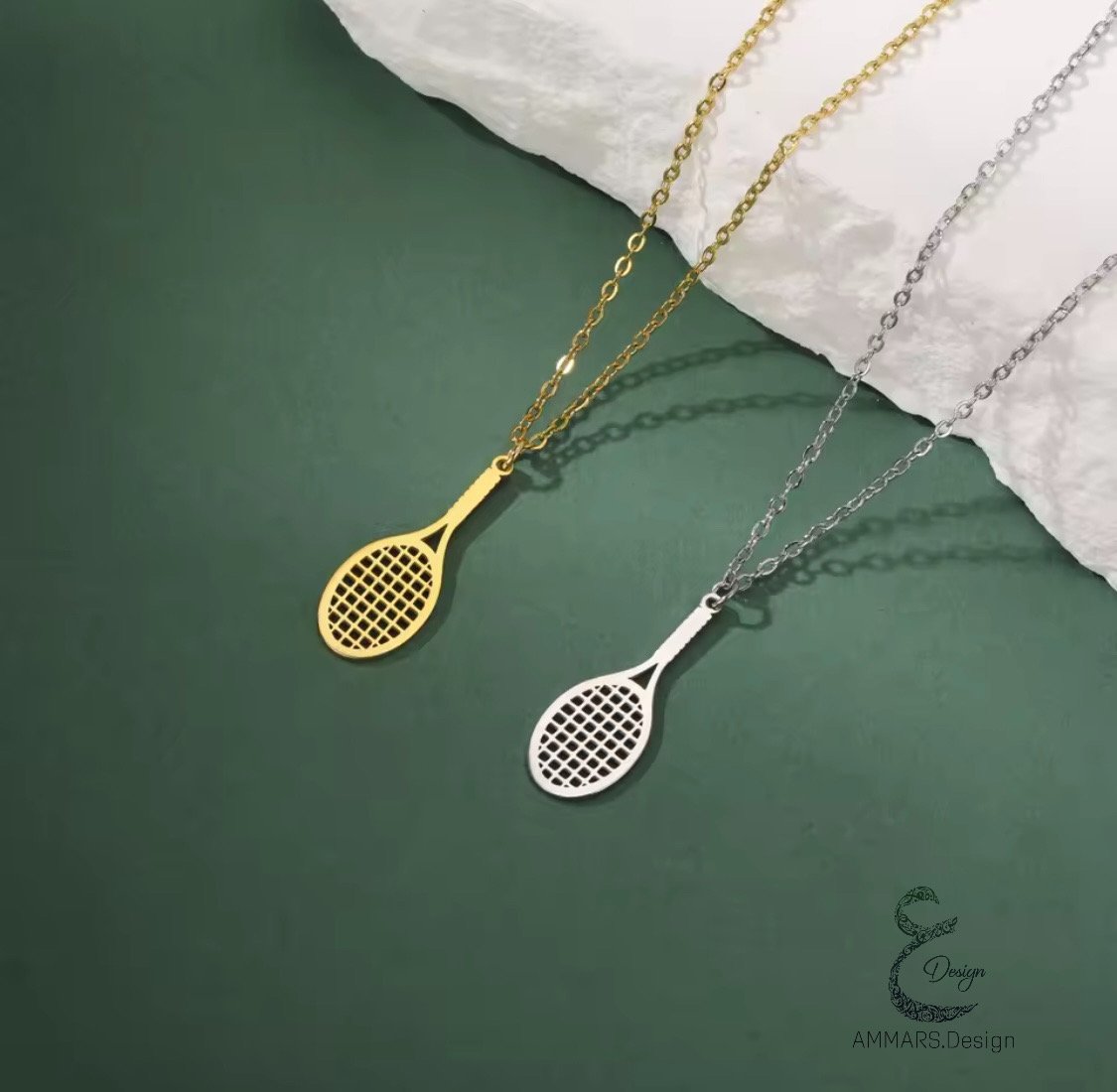سلسال بتصميم مضرب تنس 🎾 - صورة 1