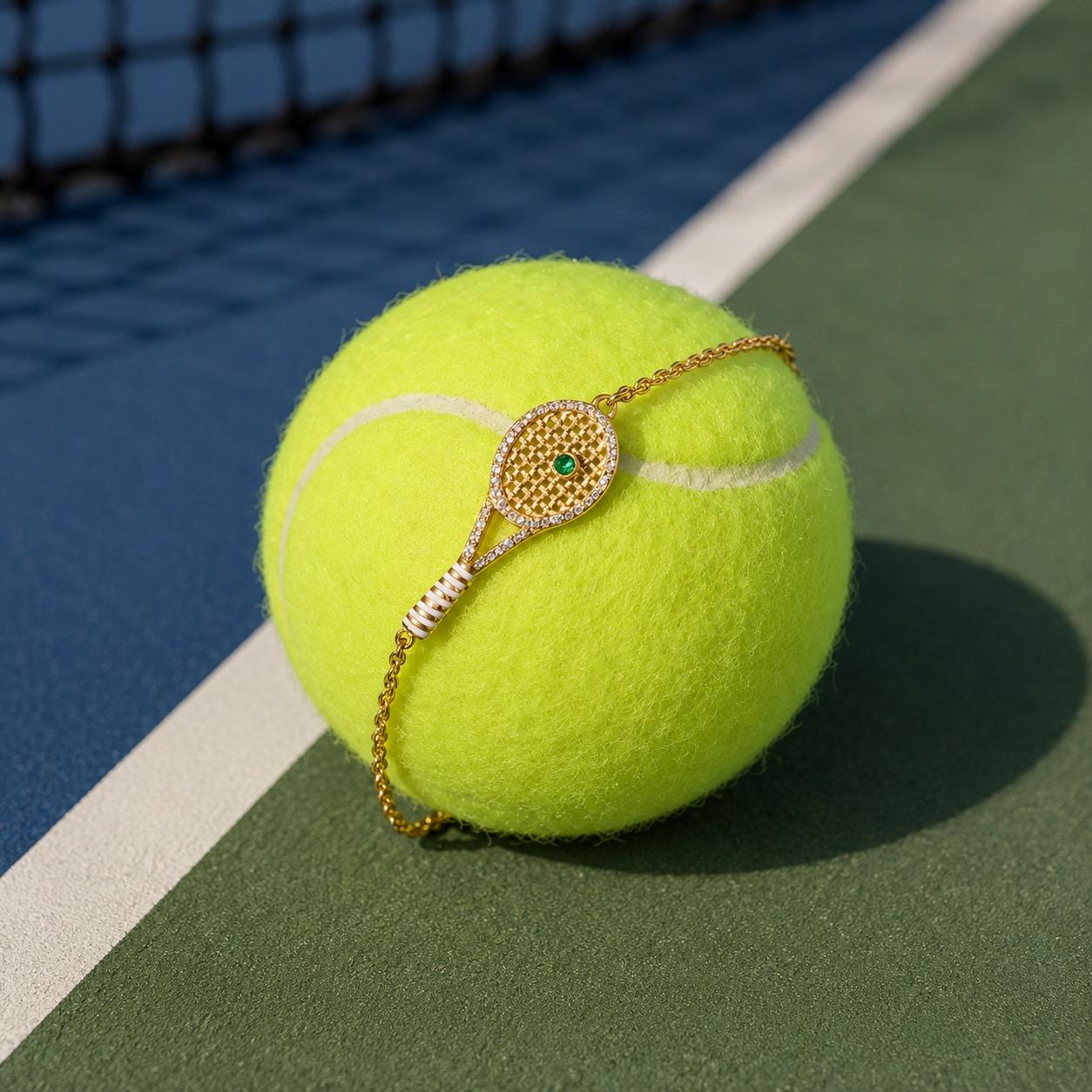 اسوارة بتصميم مضرب تنس 🎾 - صورة 4
