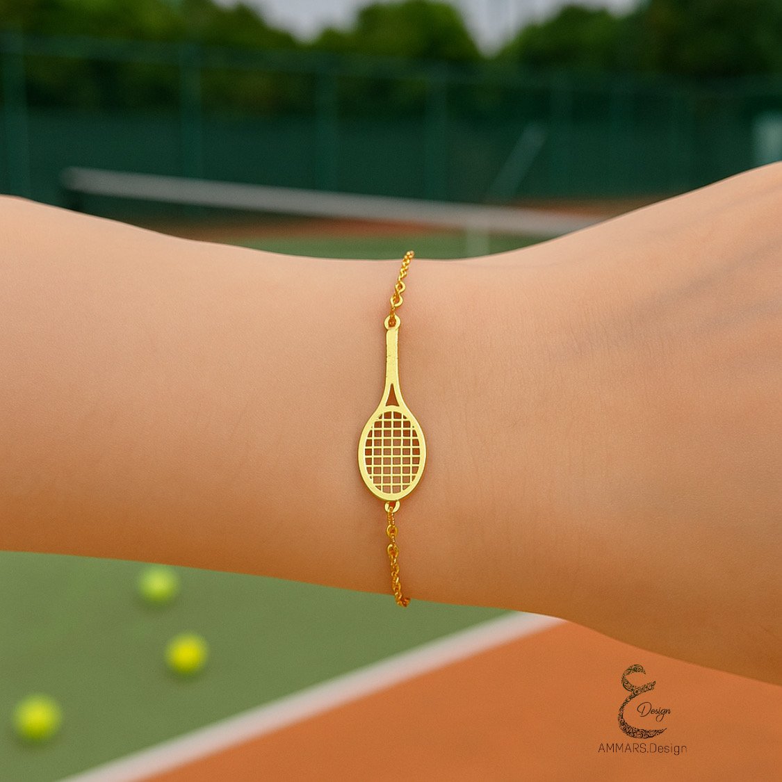 اسوارة بتصميم مضرب تنس🎾 - صورة 4