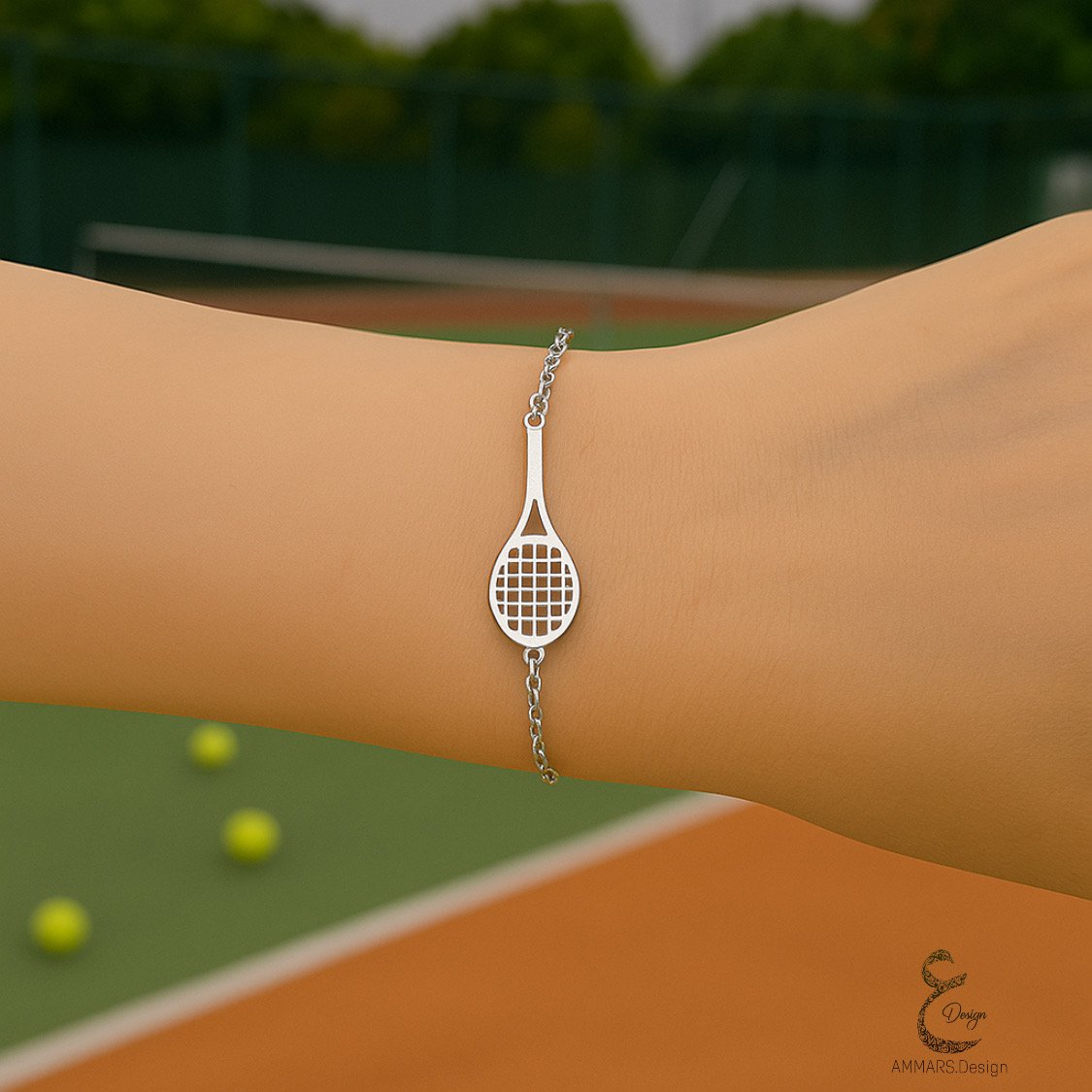 اسوارة بتصميم مضرب تنس🎾 - صورة 5