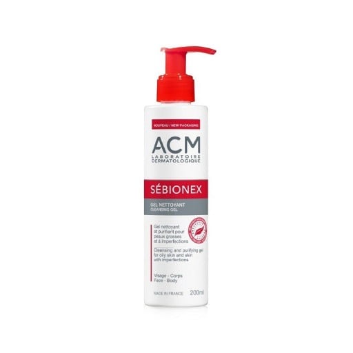 ACM Sebionex Cleansing Gel - 200ml ( أيه سي أم جل منظف سيبونيكس للوجه والجسم، 200 مل) - صورة 1