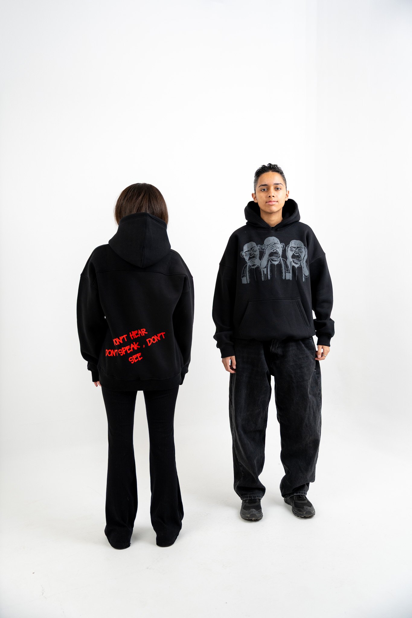 HOODIE BLACK & DES MONKEY - صورة 4