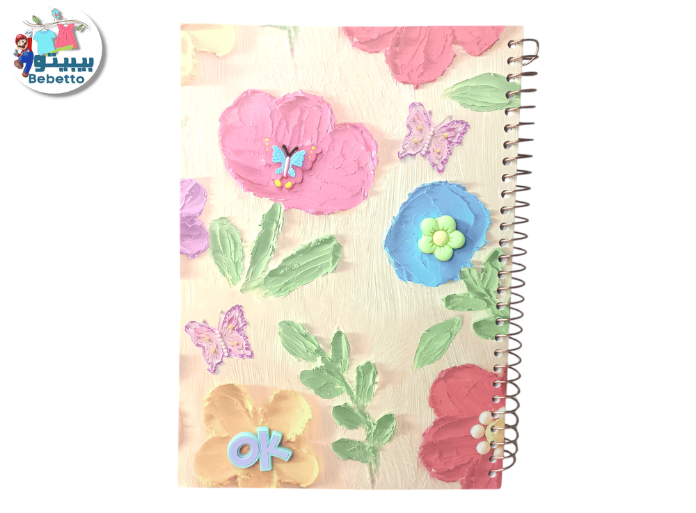 Colorfull Flower notebook A2 \ F805436 - Image 1