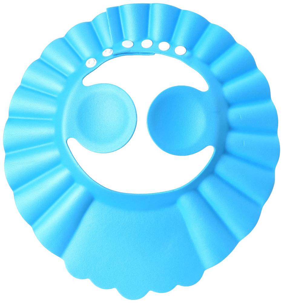  Hency Enterprises Safe Soft Bathing Baby Shower Cap Wash Hair Children Baby Eye Ear Protector Adjustable Leaves Shape Bathing Shower/Shamoo Cap (Multicolor) -D8 \ 8011005 - Image 1