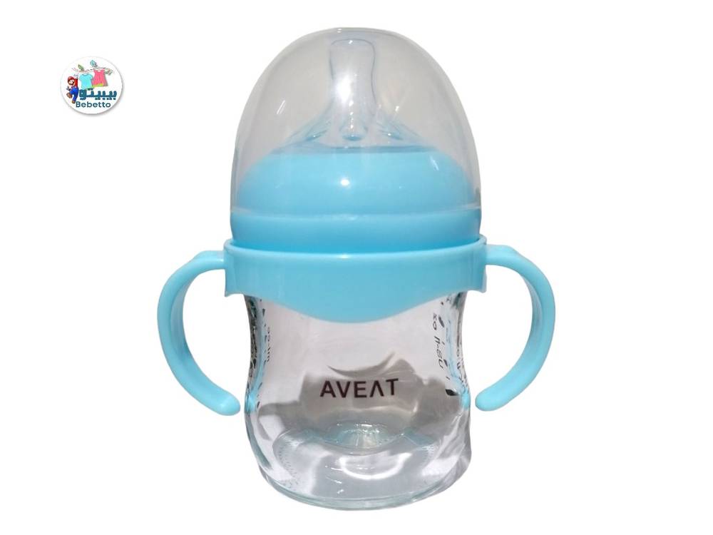 AVEAT Baby Feeding Bottle Natural Milk Bottle Silicone Nipple 1m+ 120ml F33 \ 6629384637097 - Image 1
