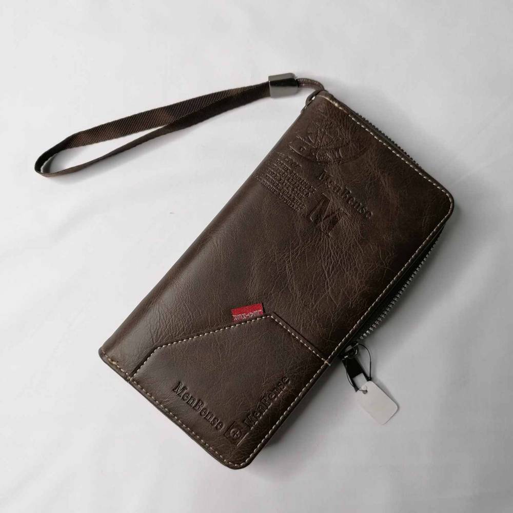 Men's Bense PU Leather Men's Wallet RFID Blocking Long Wallet Coin Case Passport Cover for Men Y7 \ D021564 - Image 1