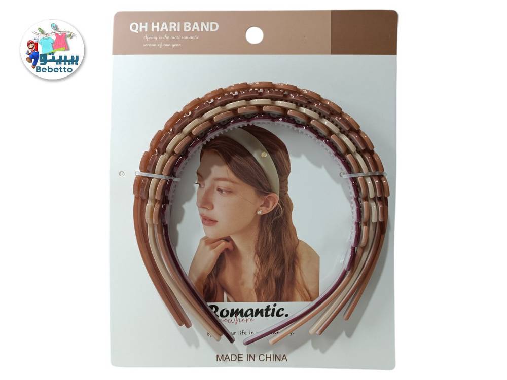 GIRLS HAIR BAND 5PCS -D23 \ F409323 - صورة 1