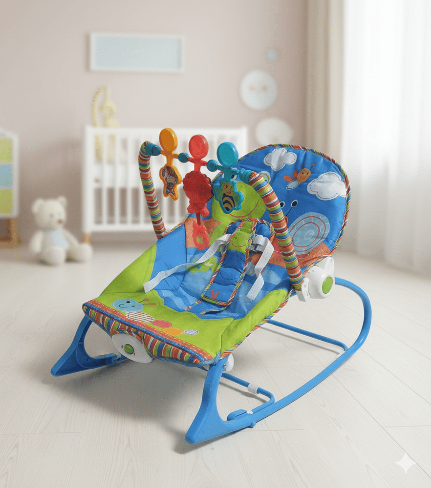 Sweet Dreams Rocker by Cici Love is a colorful baby rocking chair Y14 \ F1269244 - Image 1