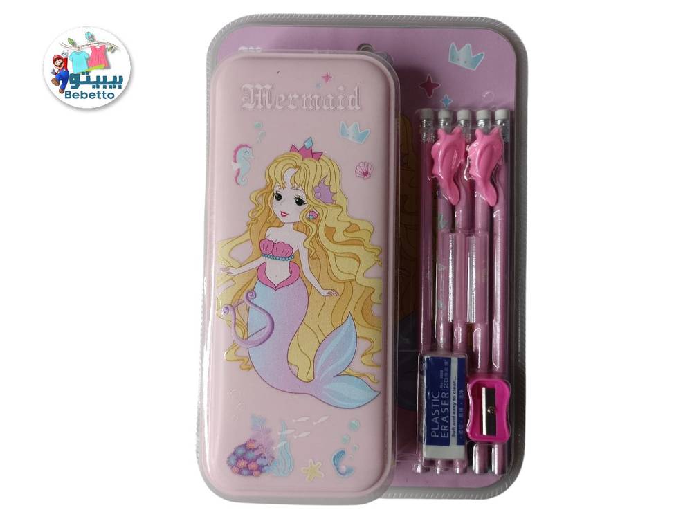 Pencil Box with Sharpener + Eraser -D33 \ F507112 - Image 1