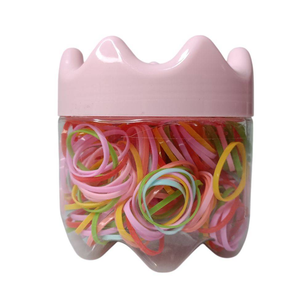 Girls Mix Color Small Rubber Band Hair -C4 \ F403331 - Image 1