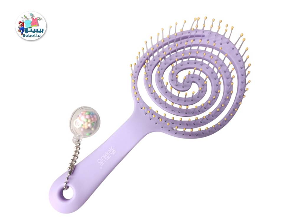 Massage Comb Hollow Vented Detangling Hair Brush for Women -F12 \ 6971733399539 - صورة 1