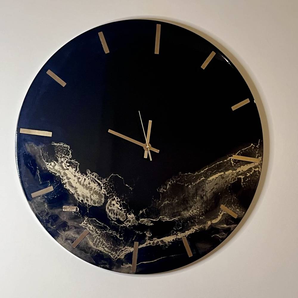 Marble Round Clock - صورة 2