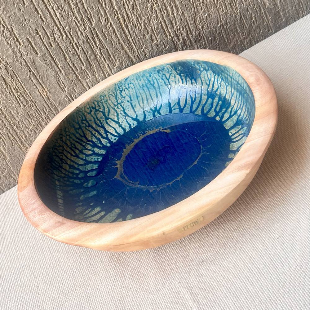 Blue Mega Bowl Table Centerpiece - صورة 2