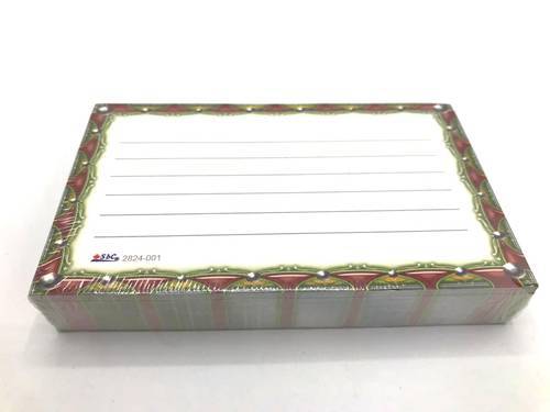 كروت ابحاث و فهرسة (مبروز) 100كرت مقاس 7.8× 12.8 sbc 2824-001 - صورة 1