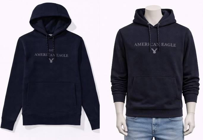 Logo Hoodie – Navy - صورة 1