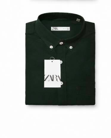 Zara Men’s Classic Cotton Button-Down Shirt - صورة 1