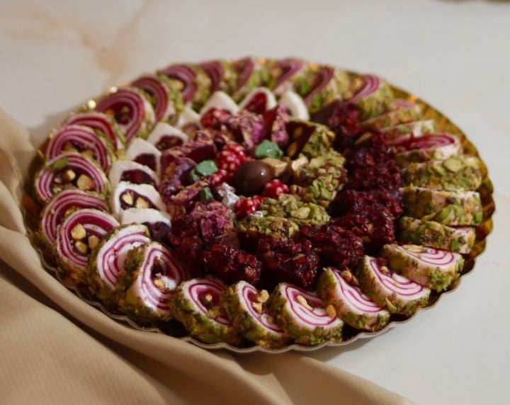 Turkish Halkom with nuts