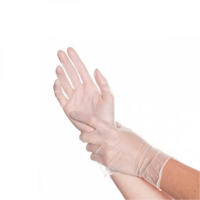 قفازات فينيل كبير 100 حبه - Gloves Vinyl (XL)100pic - صورة 1