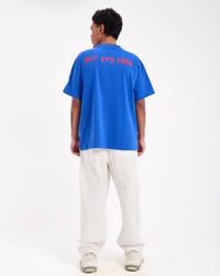 FAKE T-shirt -Blue - صورة 5