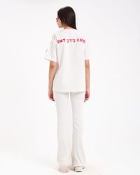FAKE T-shirt -WHITE - صورة 3