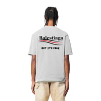 FAKE T-shirt -LIGHT GREY - Image 2