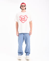 FAKE T-shirt -WHITE - صورة 1