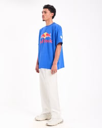 FAKE T-shirt -Blue - صورة 3