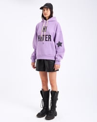HATER HOODIE-PURPLE - صورة 3