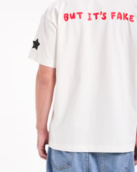FAKE T-shirt -WHITE - صورة 7